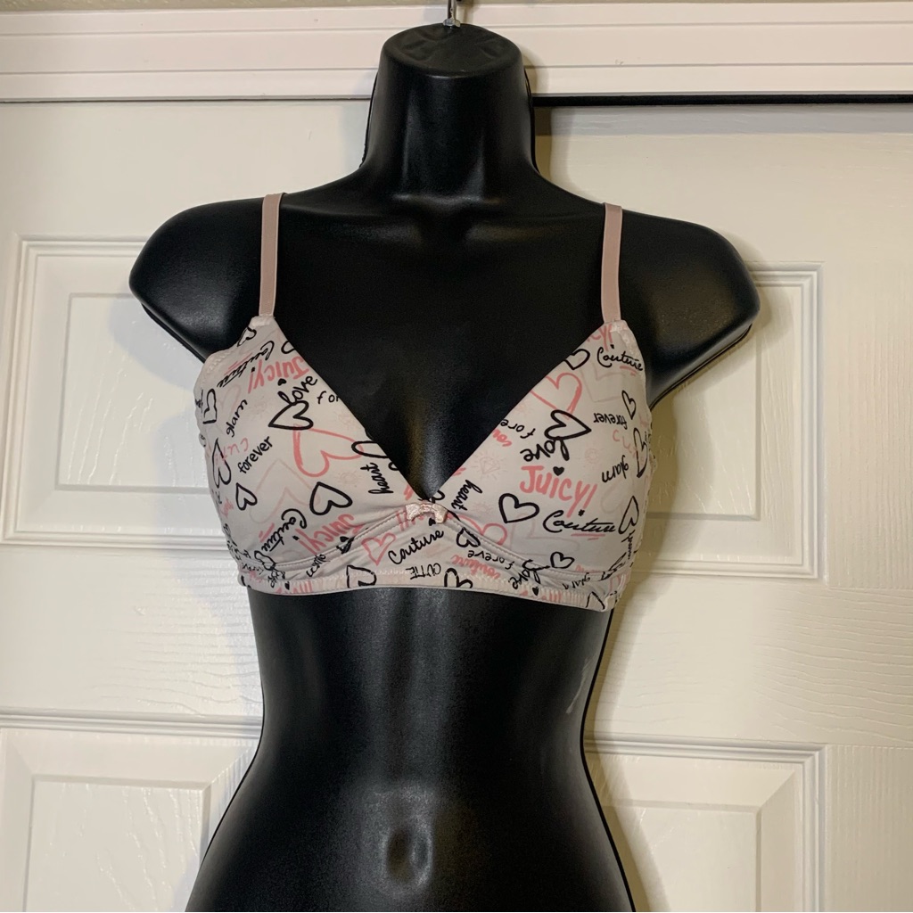 36a Juicy Culture Brand Print Bra